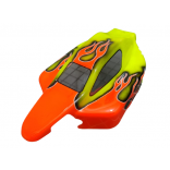 BOLHA PINTADA BK 7.5 LARANJA E VERDE PARA BUGGY 1/8 INFERNO VE MP7.5 / 777 / GS / OFNA 9.5 LYNX LHP0685 FLV